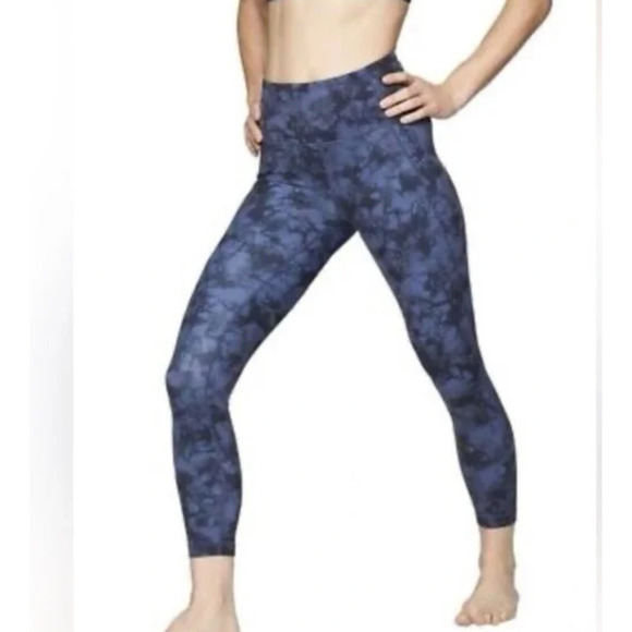 Athleta TIE DYE SALUTATION 7/8 TIGHT IN POWERVITA - Picture 2 of 6